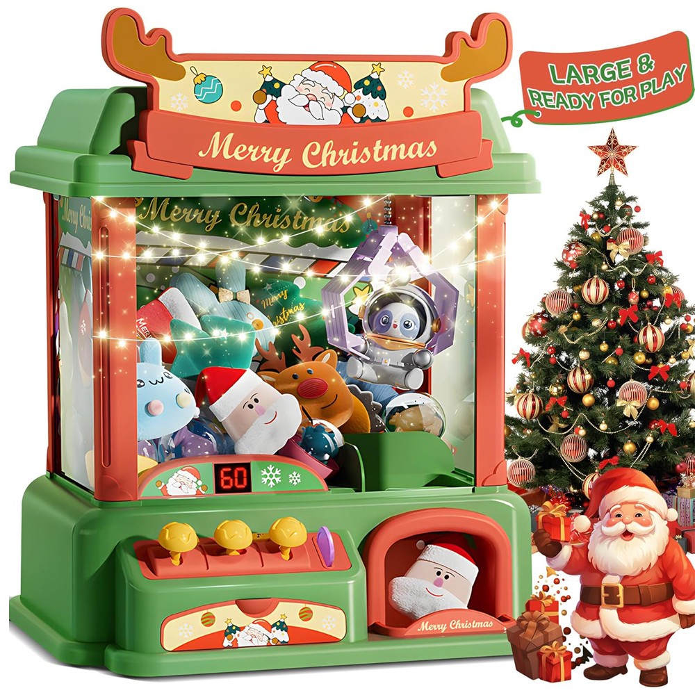 Arcade Games And Vending - Kerst Klauw Machine Voor Kinderen Mini
