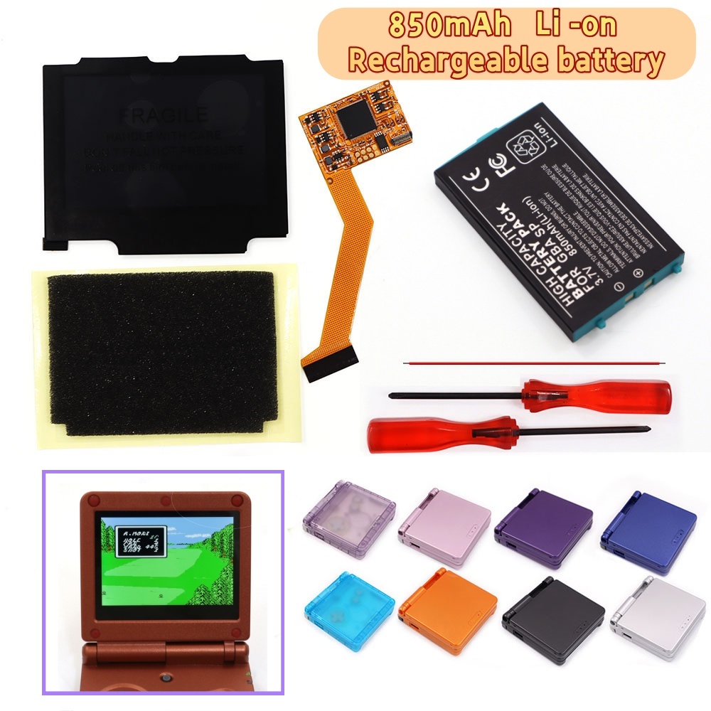 Voor GBA SP 3.7V Batterijpakke - Lcd Screen Arcade recensie en prijs