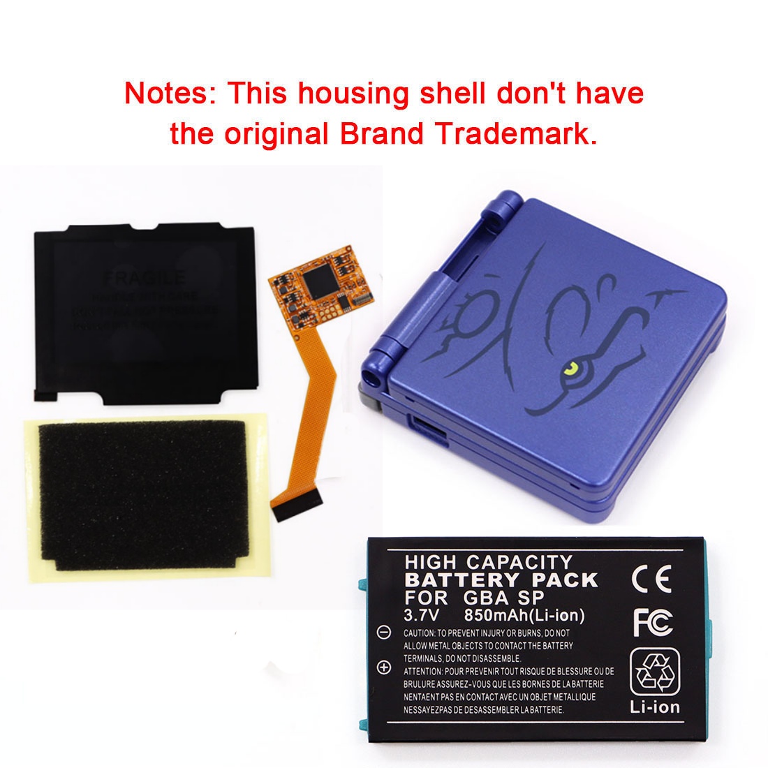 Voor GBA SP 3.7V Batterijpakke - Lcd Screen Arcade recensie en prijs