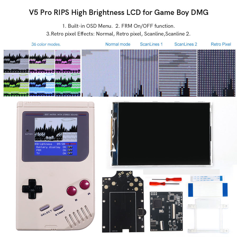 HISPEEDIDO Voor GB Dmg V5 Pro  - Lcd Screen Arcade recensie en prijs