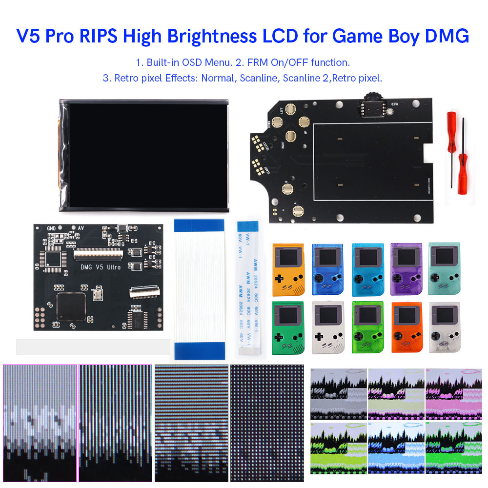 HISPEEDIDO Voor GB Dmg V5 Pro  - Lcd Screen Arcade recensie en prijs